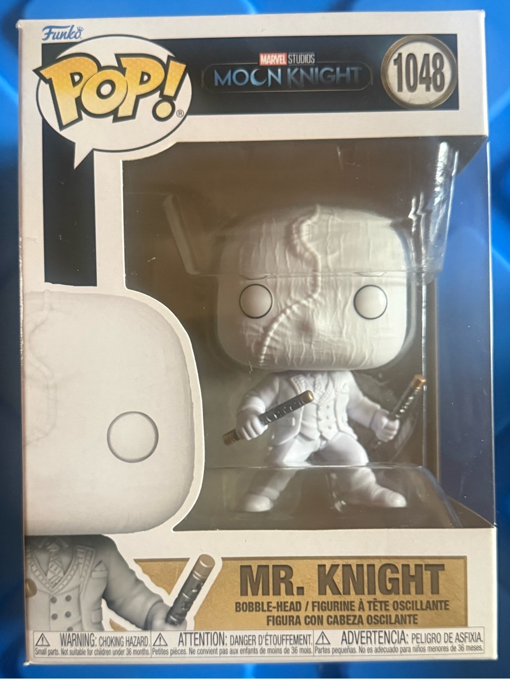 Funko Pop! Moon Knight Mr. Knight White Vinyl Figure